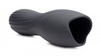 The Vibrating Rechargeable Penis Pleaser Black Sex Toy For Sale
