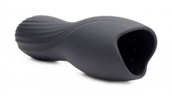 Vibrating Rechargeable Penis Pleaser Black Male Sex Toy