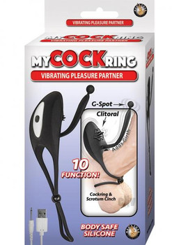 My Cockring Vibe Pleasure Partner Black Male Sex Toy