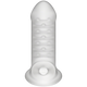 Kink Jacked Up Extender with Ball Strap 8 Inch Thick White Best Sex Toy For Men