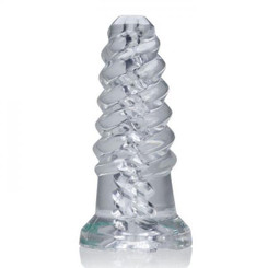 Oxballs Screwed Super Squish Corkscrew Clear Mens Sex Toys