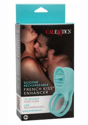 Silicone Recharge French Kiss Blue Sex Toys For Men