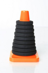 Play Zone Kit Black 9 Rings and Storage Cone Best Male Sex Toys