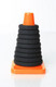 Play Zone Kit Black 9 Rings and Storage Cone by Perfect Fit Brand