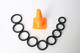Play Zone Kit Black 9 Rings and Storage Cone by Perfect Fit Brand - view 4