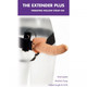 Extender Plus Hollow Vibe Strap On Kinx by Abs Holdings - Product SKU CNVEF -EABSK -6129