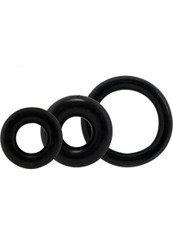 Ringo x3 3 Pack C Rings 6 Packs Per Box Black by Screaming O