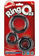Ringo x3 3 Pack C Rings 6 Packs Per Box Black by Screaming O - Product SKU CNVEF -EXSORNGO3P110