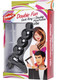 Double Fun Cock Ring Double Penetration Vibe Black by XR Brands - Product SKU CNVEF -EXR -AE388