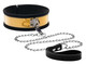 Golden Metal Leash and Collar Set Adult Toy