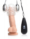 Trinity Vibes Dual Vibrating Penis Head Teaser Clear by XR Brands