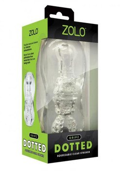 Zolo Gripz Dotted Clear Best Sex Toys For Men