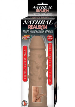 Natural Realskin Spiked Vibe Xtend Brown Best Sex Toys For Men