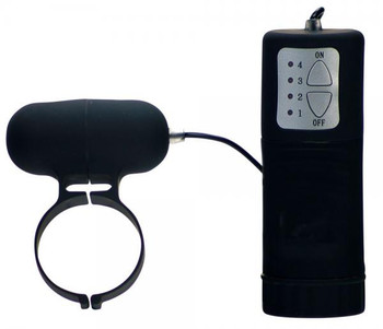 Aqua Silks Erection Ring Remote Black Linx by Abs Holdings
