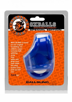 Ballsling Ball-split Police Blue Mens Sex Toys