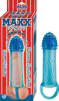 Maxx Gear Surge Plus Blue Extension Sleeve Best Sex Toy For Men