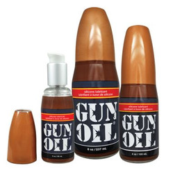 The Gun Oil Silicone Lube - 4 oz Sex Toy For Sale