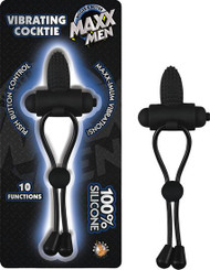 Maxx Men Vibrating Cocktie Black Male Sex Toy