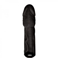 Black Diamond Extension with Scrotum Strap Sleeve by Hott Products