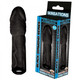 Hott Products Black Diamond Extension with Scrotum Strap Sleeve - Product SKU CNVEF-EWT3057