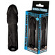 Black Diamond Extension with Scrotum Strap Sleeve by Hott Products - view 3