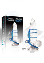 Doctor Loves Zinger Dual Vibe C Ring Blu Sex Toys For Men