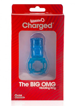 Big Omg Vibrating Ring Blue by Screaming O