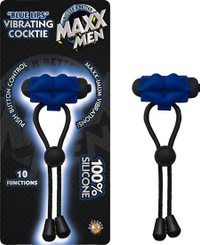 Maxx Men Blue Lips Vibrating Cocktie Blue Men Sex Toys