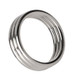 Echo 2 inches Steel Triple Cockring M/L