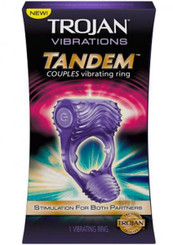 Trojan Vibrations Tandem Couples Vibrating Ring Male Sex Toy