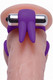 XR Brands Throbbin Hopper Vibrating Cock And Ball Ring Purple - Product SKU CNVEF-EXR-AE704