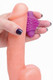 XR Brands Versa Tingler Cock Ring, Finger Vibe Clit Stim Purple - Product SKU CNVEF-EXR-AE813