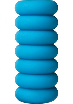 Mood Thrill Triple Texture Masturbator Blue Best Male Sex Toys