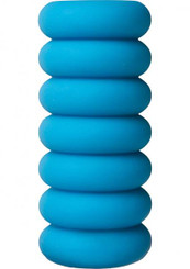 Mood Thrill Triple Texture Masturbator Blue by Doc Johnson