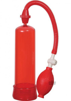 Pumped Up Fire Penis Pump Linx Red Best Sex Toys For Men