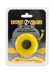 Boneyard Ultimate Silicone Ring Yellow Male Sex Toys