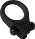 The Black Knight Black Vibrating Erection Ring by Evolved Novelties