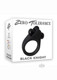 The Black Knight Black Vibrating Erection Ring by Evolved Novelties - view 2