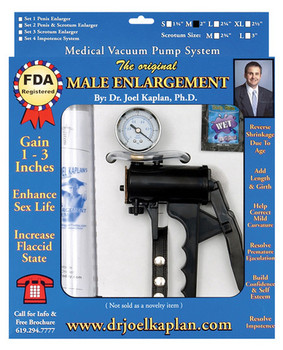 The original male enlargement pump system 2 inches by Dr Joel Kaplan Inc