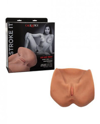 Stroke It Life Size Vagina - Brown by California Exotic Novelties