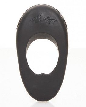 Hot Octopuss Atom Plus Black Vibrating Erection Ring