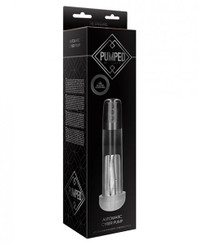 Shots Pumped Automatic Cyber Pump Masturbation Sleeve W/free Silicone Erection Ring - Clear by Shots America LLC