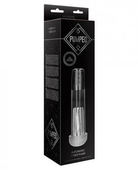 Shots Pumped Automatic Cyber Pump Masturbation Sleeve W/free Silicone Erection Ring - Clear by Shots America LLC