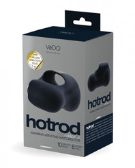 Vedo Hot Rod Rechargeable Warming Masturbator - Just Black by Savvy Co.