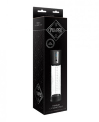 Shots Pumped Premium Automatic Pump W/free Silicone Cock Ring - Clear Sex Toys For Men