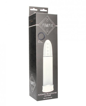 Shots Pumped Automatic Rechargeable Luv Pump - Transparent Male Sex Toy