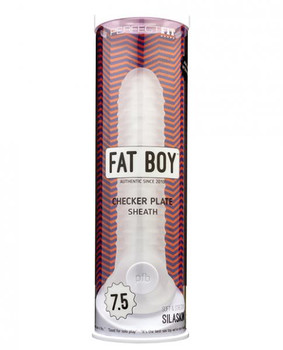 Perfect Fit Fat Boy 7.5 inches Checker Plate Sheath Clear by Perfect Fit Brand