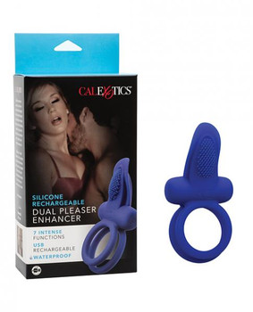 Couples Enhancers Silicone Rechargeable Dual Pleaser Enhancer by California Exotic Novelties