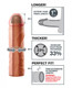 Fantasy X-tensions Perfect 1 inch Extension Beige by Pipedream Products - view 3