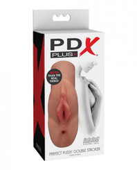 Pipedream Plus Perfect Vagina Double Stroker - Tan by Pipedream Extreme